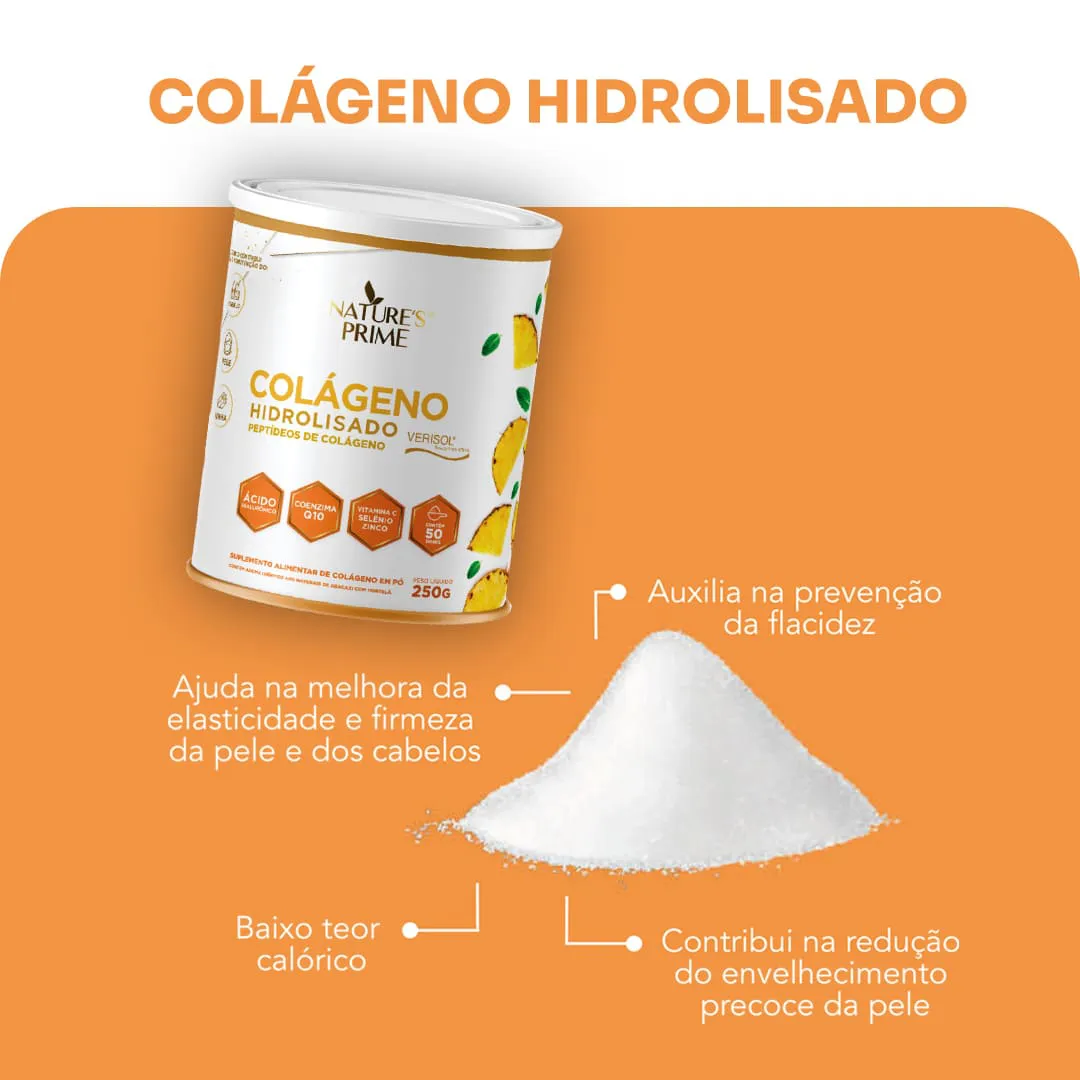 Produto Nature's Prime Colágeno + Ácido Hialurônico